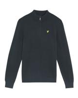 Lyle & Scott winter sweater jongens - donker navy blauw - 1/4 rits Lyle & Scott winter sweater jongens - donker navy blauw - 1/4 rits