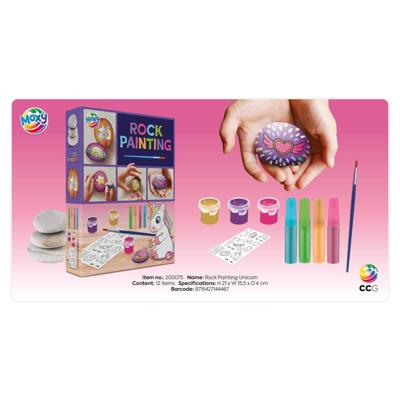 Creative Craft Group Stenen schilderen eenhoorn