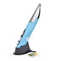 PR-06 4-toetsen Smart draadloze optische muis met Stylus pen functie (blauw)