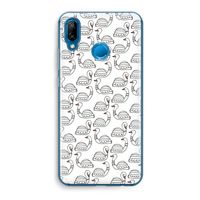 Zwanen: Huawei P20 Lite Transparant Hoesje Zwanen: Huawei P20 Lite Transparant Hoesje