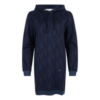 Jacky Luxury Meisjes jurk hoodie - Marine blauw