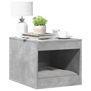 VidaXL Kattenbakkast 47x59x42 cm bewerkt hout betongrijs