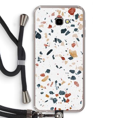 Terrazzo N°4: Samsung Galaxy J4 Plus Transparant Hoesje met koord