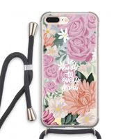 Kindness matters: iPhone 7 PLUS Transparant Hoesje met koord