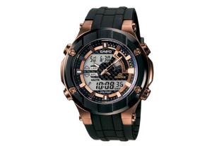 Horlogeband Casio EFX-700 / 10350805 Kunststof/Plastic Zwart 15mm