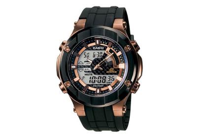 Horlogeband Casio EFX-700 / 10350805 Kunststof/Plastic Zwart 15mm