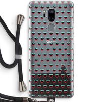 Hartjes: LG G7 Thinq Transparant Hoesje met koord