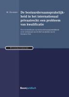 De bestuurdersaansprakelijkheid in het internationaal privaatrecht: een probleem van kwalificatie (P