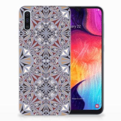 Samsung Galaxy A50 | TPU | Siliconen hoesje | Flower Tiles