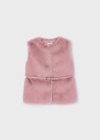 Mayoral winter vest meisjes - roze - met riem