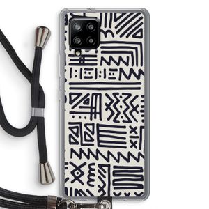 Marrakech print: Samsung Galaxy A42 5G Transparant Hoesje met koord