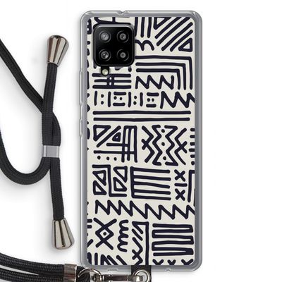 Marrakech print: Samsung Galaxy A42 5G Transparant Hoesje met koord
