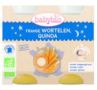 Babybio Wortel & quinoa 200 gr bio (2 st) - thumbnail