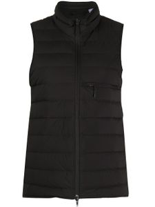 Y-3 gilet matelassé à fermeture zippée - Noir