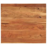 Tafelblad rechthoekig 100x80x2,5 cm massief acaciahout Tafelblad rechthoekig 100x80x2,5 cm massief acaciahout