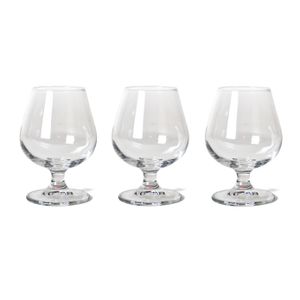 Set van 3x stuks Cognac/likeur glazen 250 ml