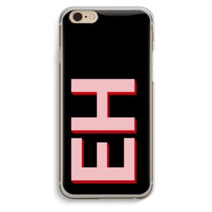 Monogram: iPhone 6 / 6S Transparant Hoesje