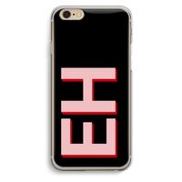 Monogram: iPhone 6 / 6S Transparant Hoesje
