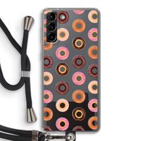 Donuts: Samsung Galaxy S21 Plus Transparant Hoesje met koord