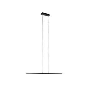 QAZQA Moderne hanglamp zwart 90 cm incl. LED - Banda