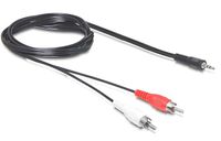 Delock 84212 Kabel Audio 3,5 mm stereo jack male > 2 x RCA male 5 m