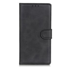 Casecentive Leren Wallet case met sluiting iPhone 13 zwart - 8720153794169