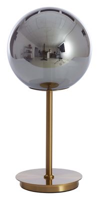 Light & Living Tafellamp 'Medina' 43cm hoog, kleur Smoke/Goud
