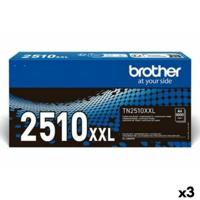 Toner Brother TN2510XXL Zwart (3 Stuks)
