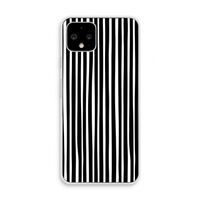 Stripes: Pixel 4 Transparant Hoesje