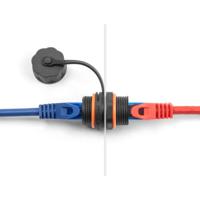 Delock RJ45 Netwerk Adapter Kabel [1x RJ45-bus - 1x RJ45-bus] 0 m Zwart