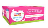 Smølke Vers Gestoomde Maaltijd Favørites Box hond 12 x 395 gram