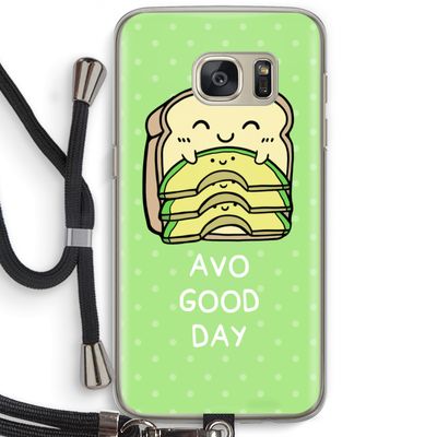 Avo Good Day: Samsung Galaxy S7 Transparant Hoesje met koord