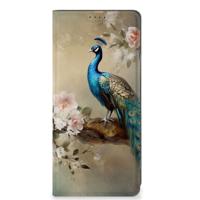 Smartphone hoesje voor OPPO A58 4G Vintage Pauwen