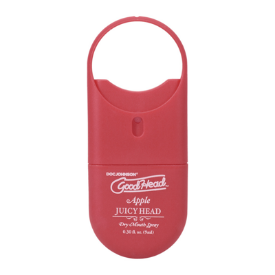 Doc Johnson Juicy Head - Dry Mouth Spray To-Go - Apple - 0.3 fl oz / 9 ml