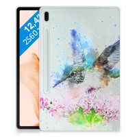 Tablethoes Samsung Galaxy Tab S7FE Vogel - thumbnail