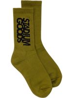 STADIUM GOODS® chaussettes à logo imprimé - Vert - thumbnail