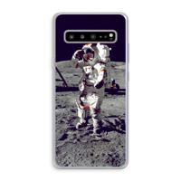 Spaceman: Samsung Galaxy S10 5G Transparant Hoesje - thumbnail