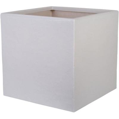 Bloempot Strata Lichtgrijs 39 x 38 x 40 cm Plastic Vierkant