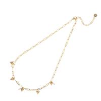 Go Dutch Label Schakel Ketting met Driehoekjes Goud Go Dutch Label Schakel Ketting met Driehoekjes Goud