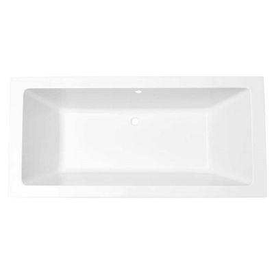 Ligbad Inbouw BWS Saturnus 180x80x50 cm Acryl Mat Wit