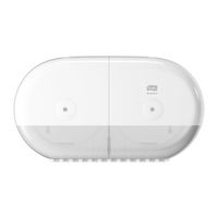 Tork SmartOne® Twin Mini Toiletpapier Dispenser Wit T9 (682000) - thumbnail