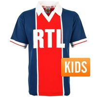 Paris Saint Germain RTL Retro Voetbalshirt 1981-1982 - Kinderen - thumbnail