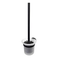 Haceka Aspen toilet borstel glas rond zwart