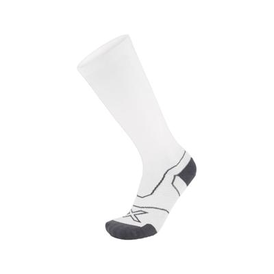 2XU Vectr Cushion hardloopsokken lang White/Grey unisex L
