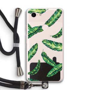 Lange bladeren: Pixel 3 XL Transparant Hoesje met koord