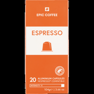 Epic Coffee Espresso Koffiecups 20 Stuks bij Jumbo