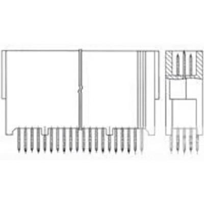 TE Connectivity 5536272-6 Mezzanineconnector Inhoud: 1 stuk(s) Tube