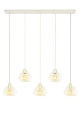Light & Living 5-lichts hanglampBisho crème design 1040cm - 2982243