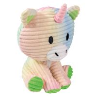 Lumo Stars knuffel velvet - eenhoorn rainbow, 15cm