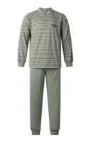 Gentlemen tricot heren pyjama - Khaki - thumbnail